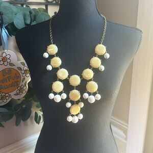 32” Long Bubble Layered Statement Stone Fashion Jewelry Necklace